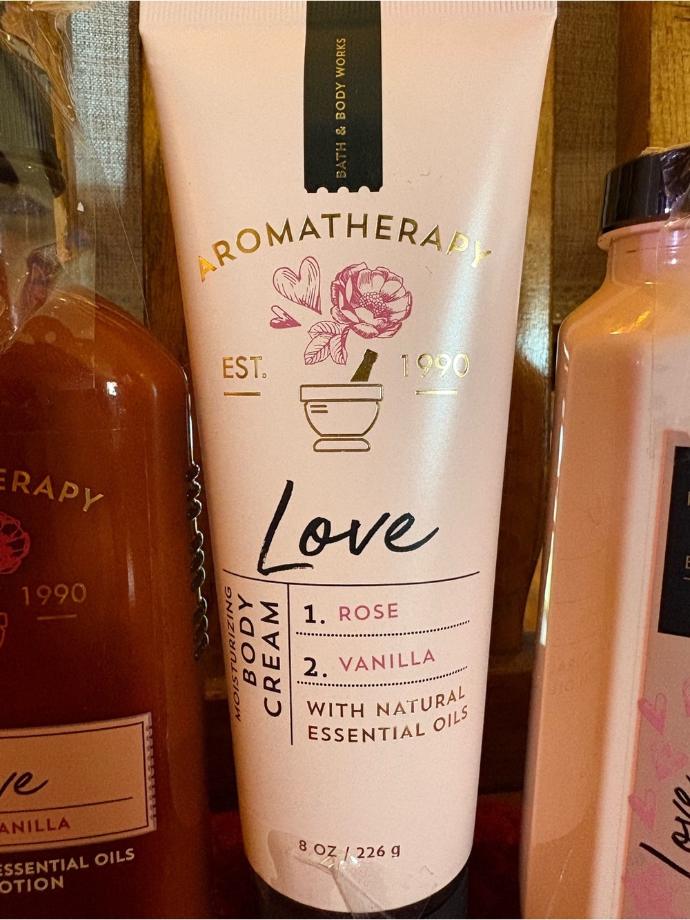 Bath & Body Works Love Rose + Vanilla 4-piece Body Set HTF Scent!! - Picture 5 of 16